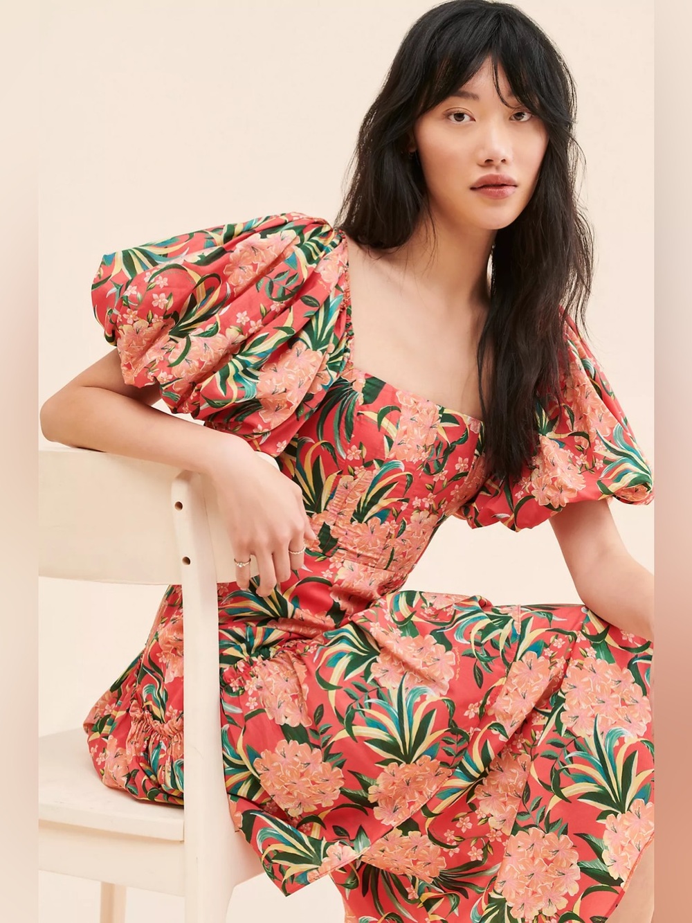 Farm Rio Pineapple Bloom Dress – Size S